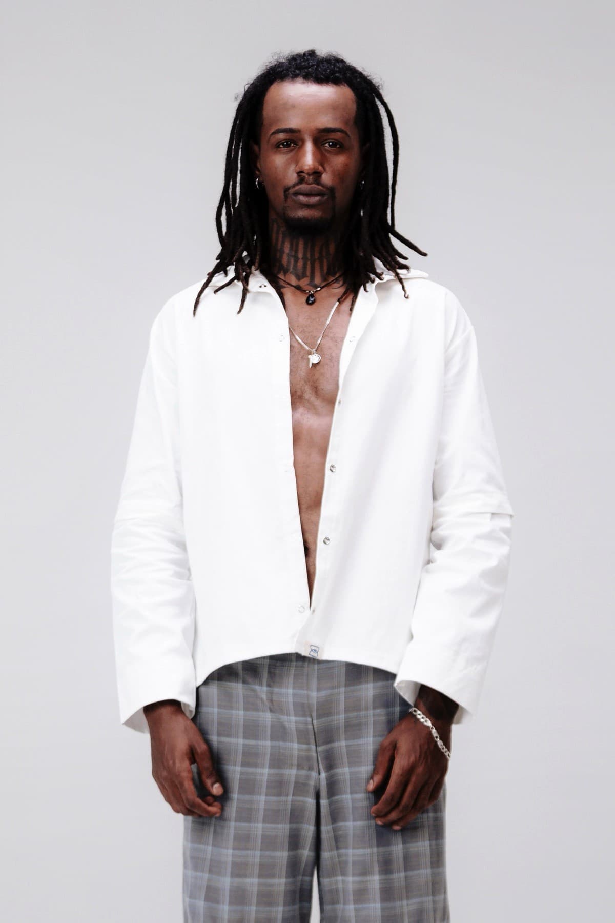Camisa modular com manga longa